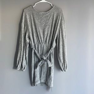 Womens Zaful Puffy Sleeve Maternity Dress (Size M)